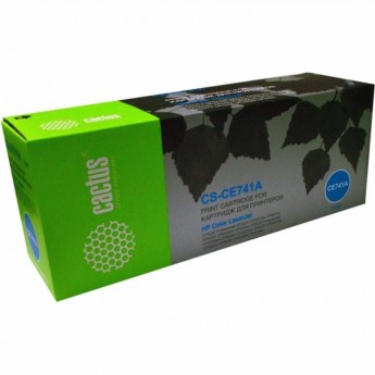 Лазерный картридж CACTUS CS-CE741A (HP 307A) для HP Color LaserJet CP5220, CP5221, CP5221dn, CP5221n, CP5223, CP5223dn, CP5223n, CP5225, CP5225n, CP5225xh, CP5227, CP5227n, CP5229, CP5229dn, CP5229n, голубой, 7 300 стр.