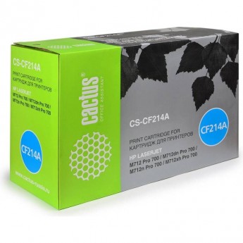 Лазерный картридж CACTUS CS-CF214AR (HP 14A) для HP LaserJet M712 Pro 700, M712dn Pro 700, M712n Pro 700, M712xh Pro 700, M725, M725dn (CF066A), M725f (CF067A), M725z (CF068A), M725z+ MFP (CF069A), черный, 10 000 стр.