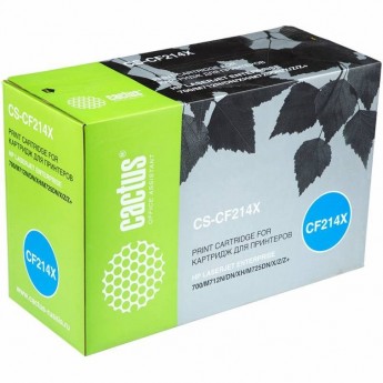 Лазерный картридж CACTUS CS-CF214XR (HP 14X) для HP LaserJet M712 Pro 700, M712dn Pro 700, M712n Pro 700, M712xh Pro 700, M725, M725dn (CF066A), M725f (CF067A), M725z (CF068A), черный, увеличенной емкости, 17 500 стр.