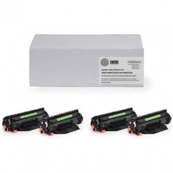 Комплект картриджей CACTUS CS-CF410A-CF411A-CF412A-CF413A для принтеров HP Color LaserJet M377, M377dw (M5H23A), M452, M452dn (CF389A), M452nw (CF388A), M477, M477fdn (CF378A), M477fdw (CF379A), M477fnw (CF377A)