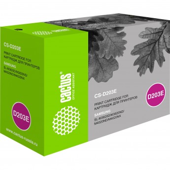 Лазерный картридж CACTUS CS-D203L (MLT-D203L) для Samsung ProXpress M3820, M3820d, M4020, M4020nd, M4072fd, SL-M3320, SL-M3325, SL-M3370, SL-M3375, SL-M3825dw, SL-M3870, SL-M4070, черный, увеличенной емкости, 5 000 стр.