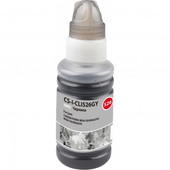 Чернила CACTUS CS-I-CLI526GY для Canon PIXMA iP4850, MG5250, MG5150, iX6550, серый, 100 мл