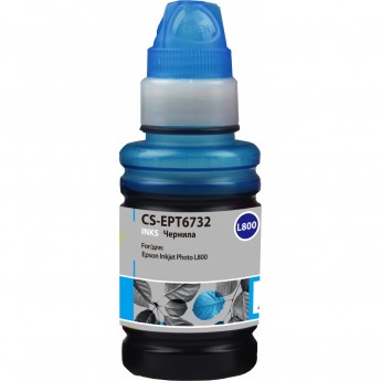 Чернила CACTUS CS-EPT6732 для Epson L800, голубой, 100 мл