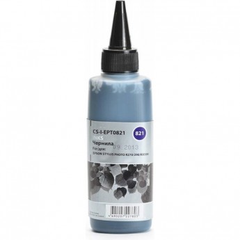 Чернила CACTUS CS-I-EPT0821 для Epson Stylus Photo R270, 290, RX590, черный, 100 мл