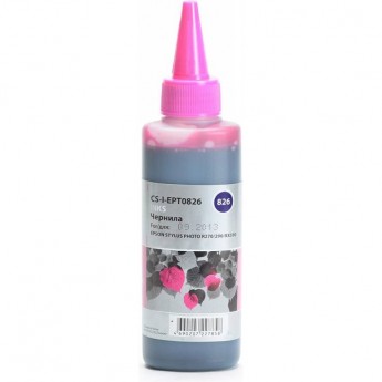 Чернила CACTUS CS-I-EPT0826 для Epson Stylus Photo R270, 290, RX590, светло-пурпурный, 100 мл