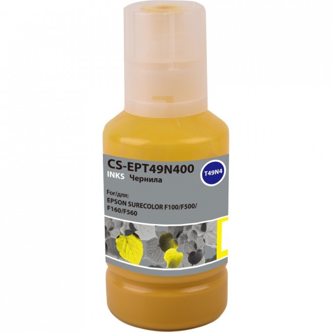 Чернила CACTUS для Epson SureColor SC-F100, F500, желтый, 140 мл CS-EPT49N400