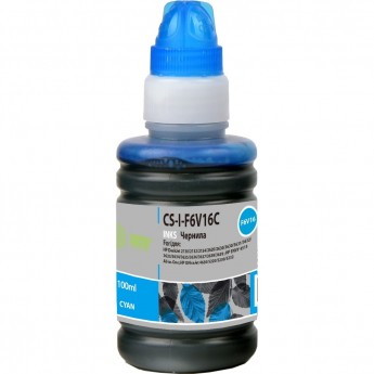 Чернила CACTUS CS-I-F6V16C для HP DeskJet 2130, 2132, 2134, 2620, 2630, 3630, голубой, 100 мл