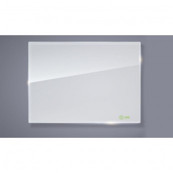 Демонстрационная доска CACTUS CS-GBD-90x120-WT, магнитно-маркерная, стеклянная, белая, 90x120 см.