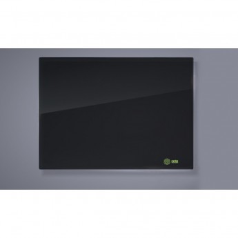 Демонстрационная доска CACTUS CS-GBD-90x120-BK магнитно-маркерная, стеклянная, черная, 90x120 см.