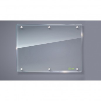 Демонстрационная доска CACTUS CS-GBD-90x120-TR маркерная, стеклянная, прозрачная, 90x120 см.