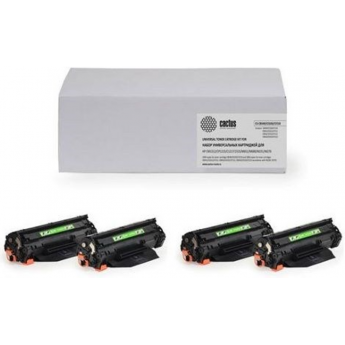 Комплект картриджей CACTUS CS-PH6140B-PH6140C-PH6140M-PH6140Y для принтеров Xerox Phaser 6140, 6140DN, 6140N