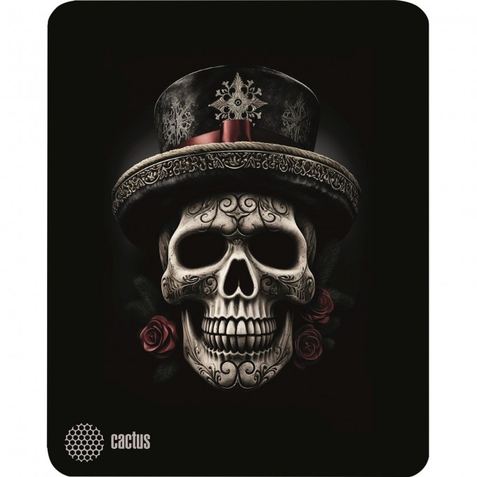Коврик для мыши CACTUS SCULL 250x200x3мм cs-mp-d05s