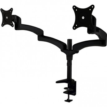 Кронштейн для мониторов CACTUS черный 15"-27" макс.8кг настольный поворот и наклон