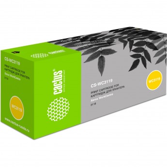 Лазерный картридж CACTUS CS-WC3119 (013R00625) для Xerox Phaser 3119; WorkCentre 3119, черный, 3 000 стр.