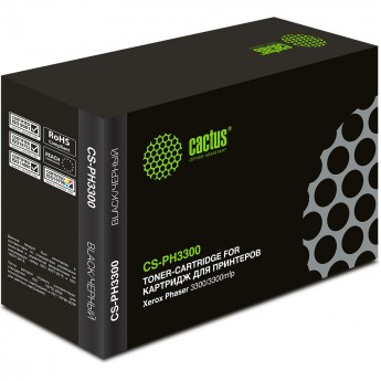 Лазерный картридж CACTUS CS-PH3300 (106R01412) для Xerox Phaser 3300, 3300 MFP, черный, увеличенной емкости, 8 000 стр.