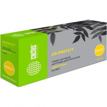 Лазерный картридж CACTUS CS-PH6121Y (106R01475) желтый увеличенной емкости для Xerox Phaser 6121, 6121 MFP, 6121 MFP d, 6121 MFP n (2'600 стр.)