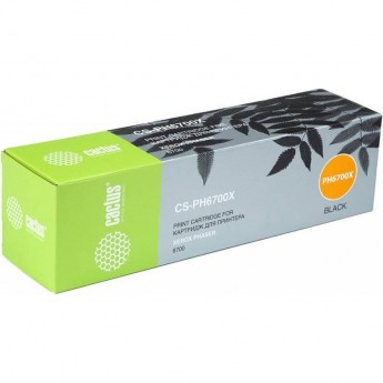Лазерный картридж CACTUS CS-PH6700X (106R01526) для Xerox Phaser 6700, 6700DN, 6700N, черный, 18 000 стр.