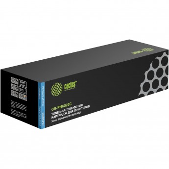 Лазерный картридж CACTUS CS-PH6022C (106R02760) для Xerox Phaser 6020, 6020bl, 6022, 6022nl; WorkCentre 6025, 6025bl, 6027, 6027nl, голубой, 1 000 стр.