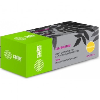 Лазерный картридж CACTUS CS-PH6510M (106R03486) для Xerox Phaser 6510dn, 6510dni, 6510n; WorkCentre 6515dn, 6515dni, 6515n, пурпурный, 2 400 стр.