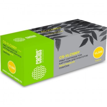 Лазерный картридж CACTUS CS-VLC500Y (106R03879) для Xerox VersaLink C500, C500dn, C500n, C505, C505S, C505x, желтый, 2 400 стр.