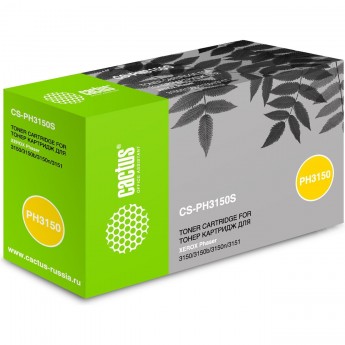 Лазерный картридж CACTUS CS-PH3150S (109R00746) для Xerox Phaser 3150, 3150b, 3150n, 3151, черный, 3 500 стр.