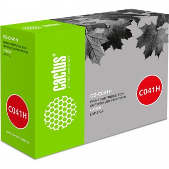 Лазерный картридж CACTUS CS-C041H (Cartridge 041H) для Canon LBP 312x; MF522x, 525x, черный, увеличенной емкости, 20 000 стр.