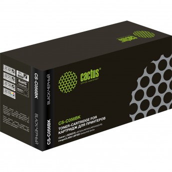 Лазерный картридж CACTUS CS-C056BK (Cartridge 056) для Canon i-SENSYS LBP325x, MF542x, MF543x, черный, 5 100 стр.