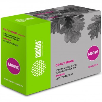 Лазерный картридж CACTUS CS-CLT-M609S (CLT-M609S) для Samsung CLP 770, 770nd, 775, 775nd, пурпурный, 7 000 стр.