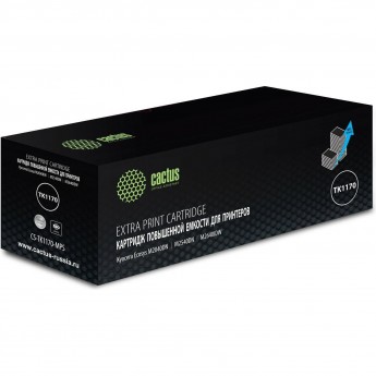 Лазерный картридж CACTUS CS-TK1170-MPS (TK-1170) для Kyocera Ecosys M2040dn, M2540dn, M2640idw, черный, увеличенной емкости, 12 000 стр.