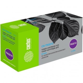 Лазерный картридж CACTUS CS-TN321C (TN-321C) для Brother HL L8250cdn, MFC L8650cdw, голубой, 1 500 стр.