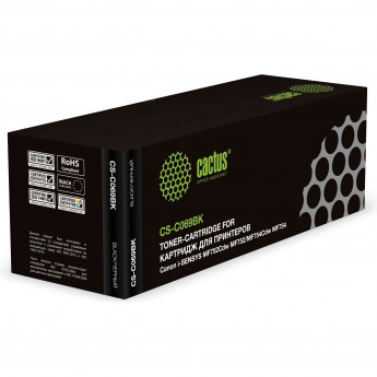 Лазерный картридж CACTUS CS-C069BK для Canon i-SENSYS MF752Cdw MF752, MF754Cdw MF754 1'900 стр черный