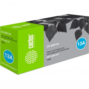 Лазерный картридж CACTUS CS-Q2613A (HP 13A) для HP LaserJet 1300, 1300n, 1300xi, черный, 2 500 стр.