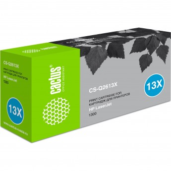 Лазерный картридж CACTUS CS-Q2613X (HP 13X) для HP LaserJet 1300, 1300n, 1300xi, черный, увеличенной емкости, 4 000 стр.