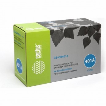 Лазерный картридж CACTUS CS-CB401AR (HP 642A) для HP Color LaserJet CP4005, CP4005DN, CP4005N, голубой, 7 500 стр.