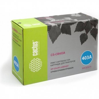 Лазерный картридж CACTUS CS-CB403AR (HP 642A) для HP Color LaserJet CP4005, CP4005DN, CP4005N, пурпурный, 7 500 стр.