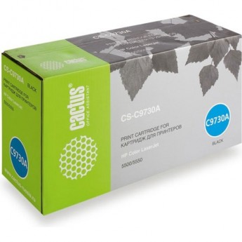 Лазерный картридж CACTUS CS-C9730AR (HP 645A) для HP Color LaserJet 5500, 5500DN, 5500DTN, 5500HDN, 5500TDN, 5500N, 5550, 5550DN, 5550DTN, 5550HDN, 5550N, черный, 13 000 стр.