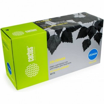 Лазерный картридж CACTUS CS-CE342AR (HP 651A) для HP Color LaserJet M775 (Enterprise 700 color), M775dn MFP, M775f MFP, M775z MFP, желтый, 16 000 стр.