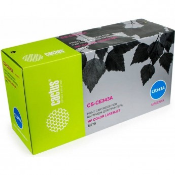 Лазерный картридж CACTUS CS-CE343AR (HP 651A) для HP Color LaserJet M775 (Enterprise 700 color), M775dn MFP, M775f MFP, M775z MFP, пурпурный, 16 000 стр.