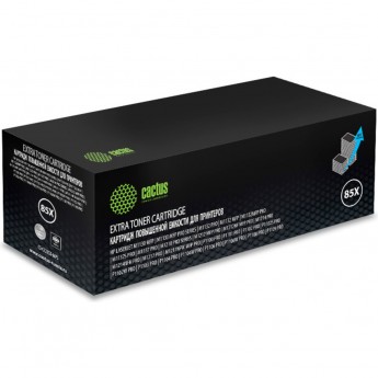 Лазерный картридж CACTUS CS-CE285X-MPS (HP 85X) для HP LaserJet M1130 MFP, M1132 MFP Pro, P1102s Pro, P1103 Pro, черный, увеличенной емкости, 3 000 стр.