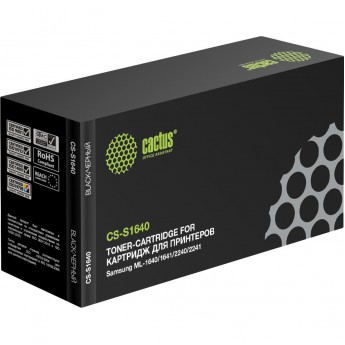 Лазерный картридж CACTUS CS-S1640 (MLT-D108S) для Samsung ML1640, 1641, 1645, 2240, 2241, черный, 1 500 стр.