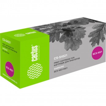 Лазерный картридж CACTUS CS-S4521 (SCX-4521D3) для Samsung SCX4321, 4521, 4521f, 4521fg, черный, 3 000 стр.