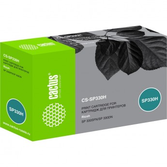 Лазерный картридж CACTUS CS-SP330H (SP 330H) для Ricoh Aficio SP 330dn, 330sfn, 330sn, черный, 7 000 стр.