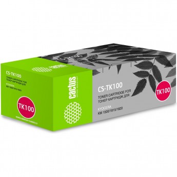 Лазерный картридж CACTUS CS-TK100 (TK-100) для принтеров Kyocera Mita KM 1500, Utax-CD1315, черный, 6 000 стр.
