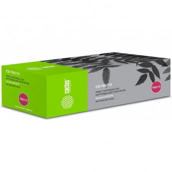 Лазерный картридж CACTUS CS-TK6115R (TK-6115) для Kyocera Ecosys M4125idn, M4132idn, черный, 15 000 стр.