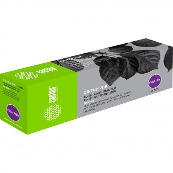 Лазерный картридж CACTUS CS-TN217BK (TN-217BK) для Brother HL3230, DCP3550, MFC3770, черный, 3 000 стр.