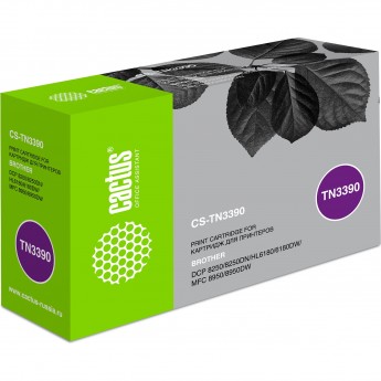 Лазерный картридж CACTUS CS-TN3390 (TN-3390) для принтеров Brother HL 6180dw, DCP 8250dn, MFC 8950dw, черный,  12 000 стр.