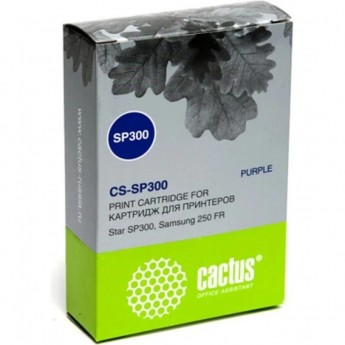 Матричный картридж CACTUS CS-SP300 для Samsung Star SP300, 250 FR, фиолетовый
