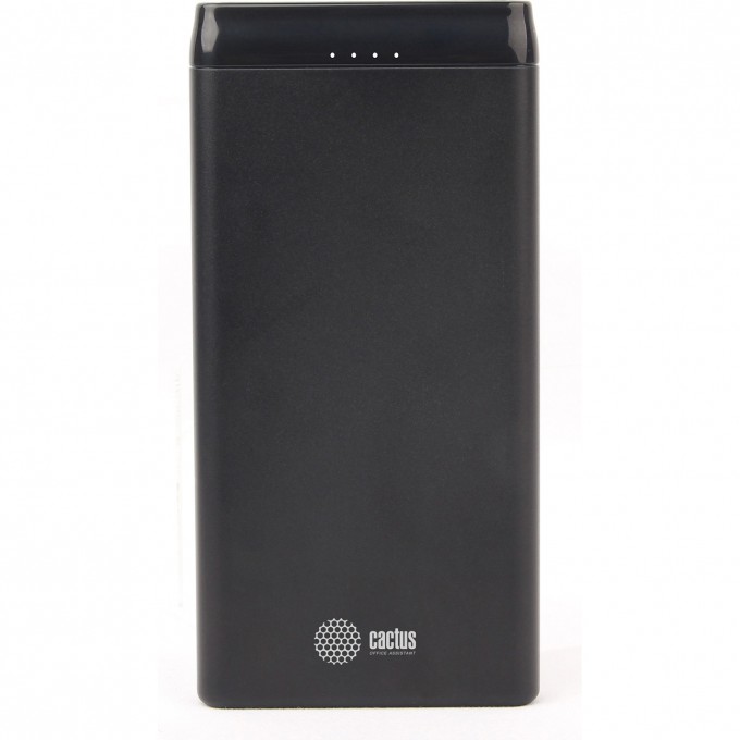 Мобильный аккумулятор CACTUS 10000mAh 2.1A 2xUSB черный CS-PBFSFT-10000