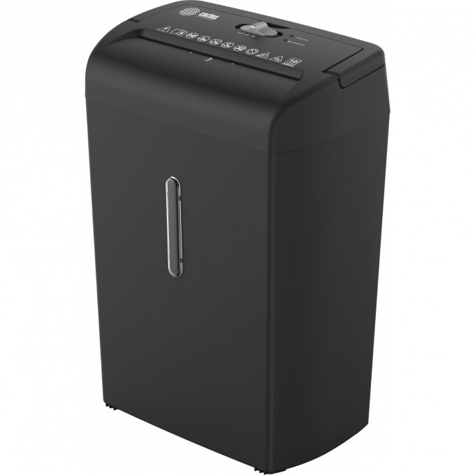 Шредер CACTUS черный P-4 перекрестный 10листов 21 скрепки скобы пластиковые карты cs-sh-10-21-5x18