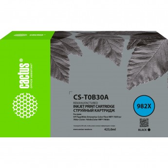 Струйный картридж CACTUS CS-T0B30A (HP 982X) для HP PageWide 765dn, 780 Enterprise Color, черный